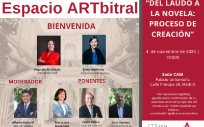 Espacio ARTbitral:”Del laudo a la novela: proceso de creación”